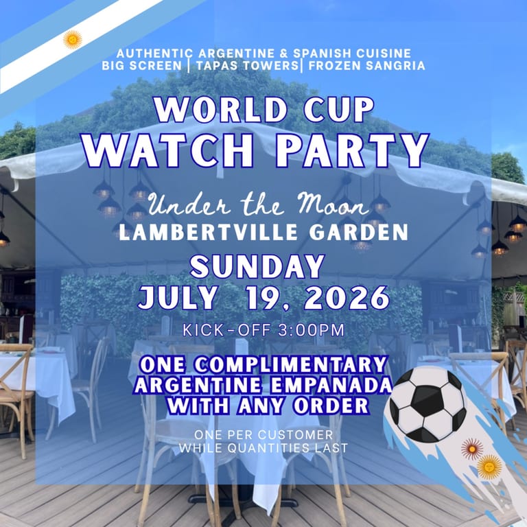 FIFA WORLD CUP WATCH PARTY-Lambertville,NJ
