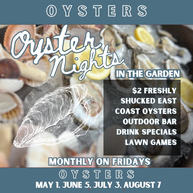 Oyster Garden Nights at Under the Moon Cafe 🦪✨