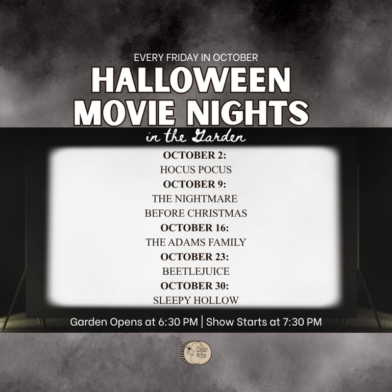 Movie Nights in the Garden | Lambertville, NJ