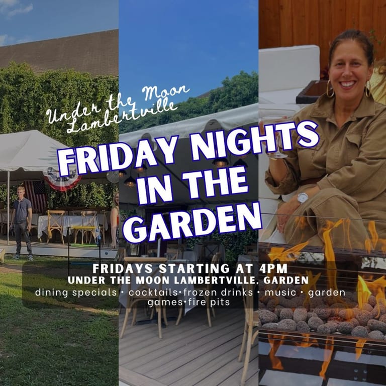 Friday Nights in the Garden | Lambertville, NJ