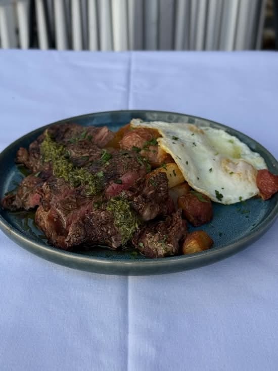 Steak and Eggs.