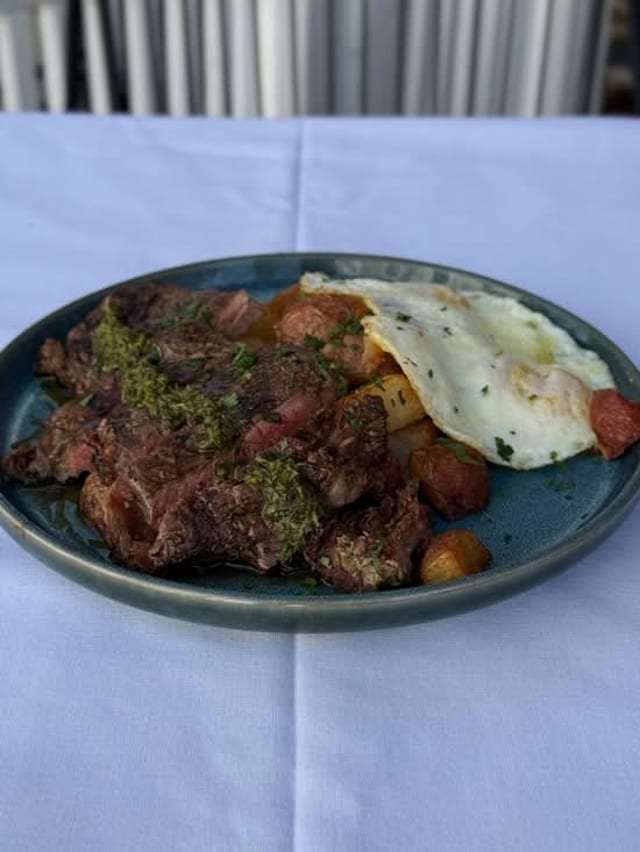 Steak and Eggs.