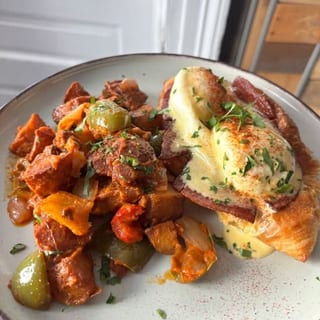 Pork Roll Benedict